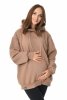 MijaCulture hoodie for pregnant women and breastfeedinf Naomi  M016 Dank beigenk